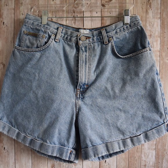 Vintage Calvin Klein Light Wash High Rise Shorts - Picture 3 of 6